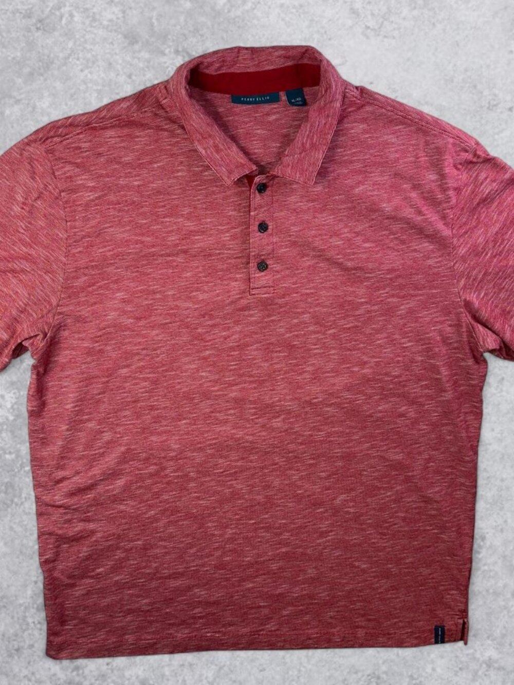 Perry Ellis Men's Red Polo-shirts size XL